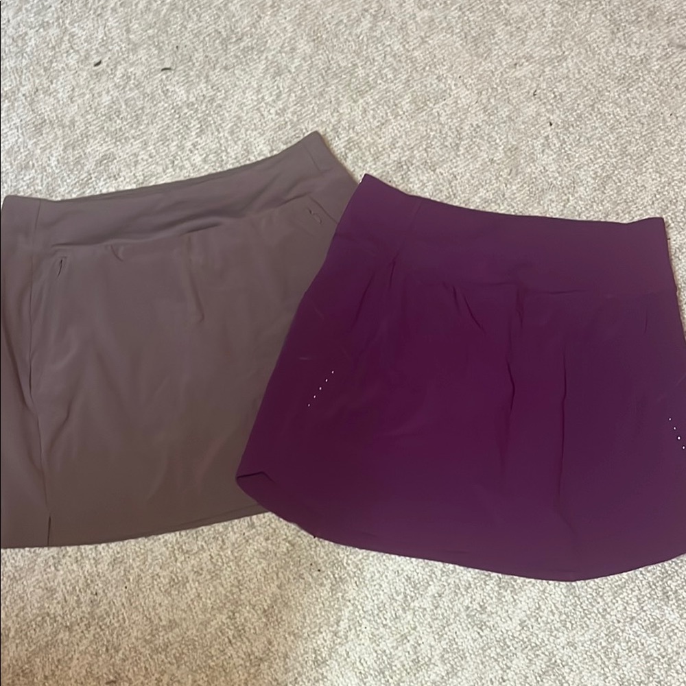 Athleta 2 Mini Skort Casual med 10
